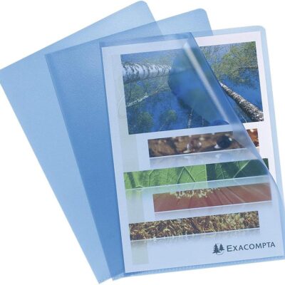 ValueX Cut Flush Folder A4 PP Blue PK10
