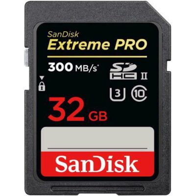 32GB Extreme Pro CL10 SDHC Memory Card