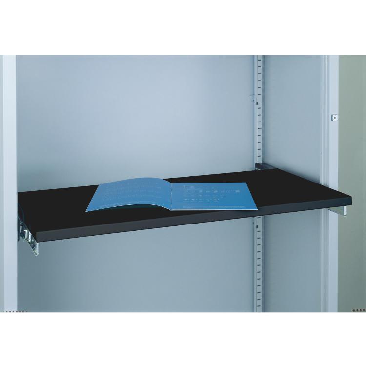 Qube by Bisley Roll Out Shelf Grey