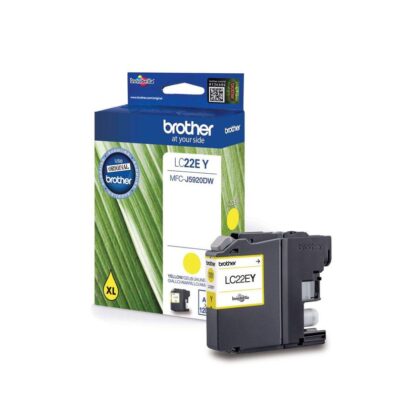 Brother LC22EY Ink Yellow 1.2K pages