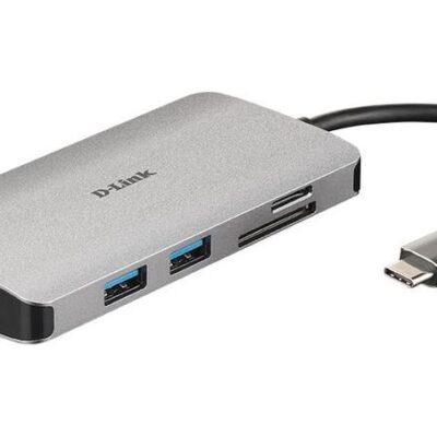 8in1 USB C Dock HDMI GigE Card Reader PD