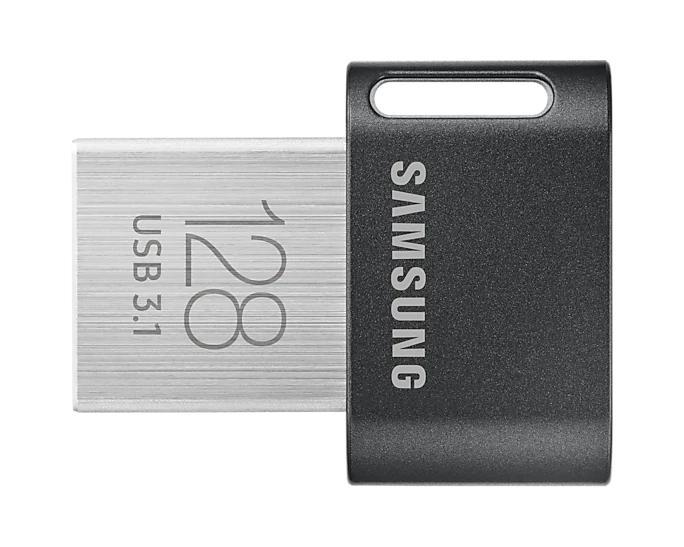 128GB Fit Plus USB3.1 Black Flash Drive