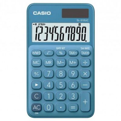 Casio SL310 Pocket Calculator Blue