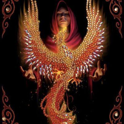 Crystal Art Phoenix Rising Notebook