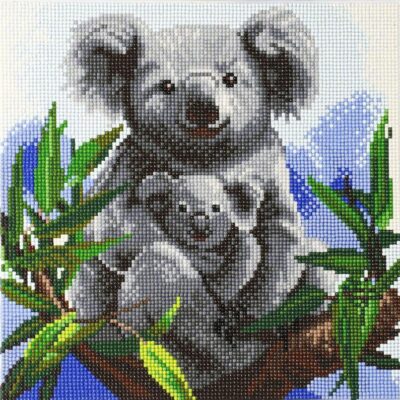 Crystal Art Cuddly Koalas 30x30cm Kit