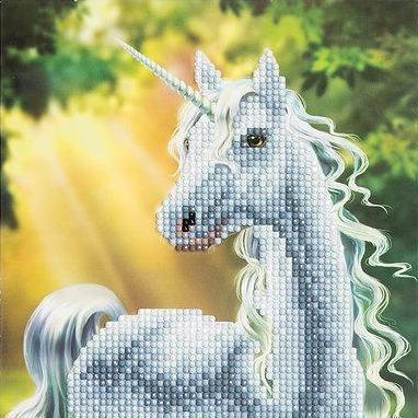 Crystal Art Sunshine Unicorn 18x18cm Car
