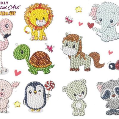 CA Animal Antics 21x27cm Sticker Set