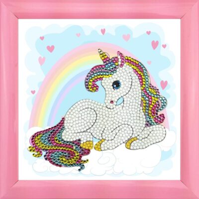 CA Unicorn Rainbow 16x16cm Frameable