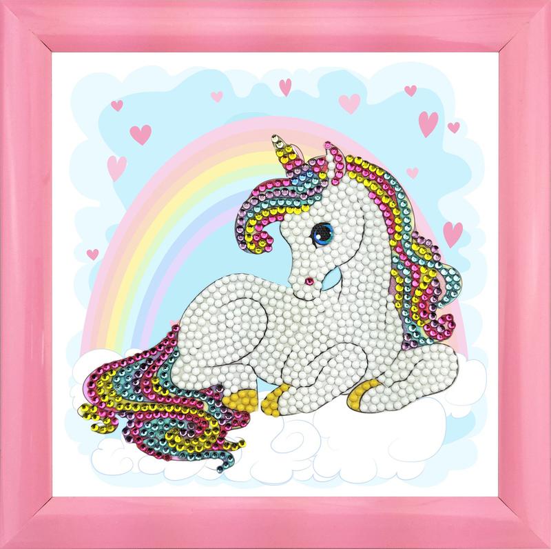 CA Unicorn Rainbow 16x16cm Frameable