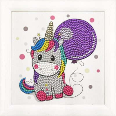 CA Unicorn Balloon 16x16cm Frameable