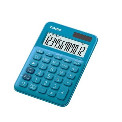 Casio MS-20UC Blue 12 Digit Calculator