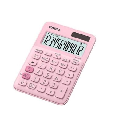 Casio MS-20UC Pink 12 Digit Calculator