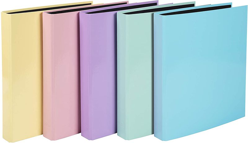 Aquarel Ringbinder 2Ring 25mm Asst PK10