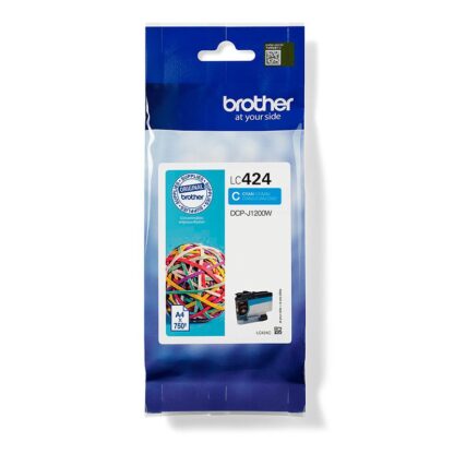 Brother LC424 Cyan Ink Cart 750 pages