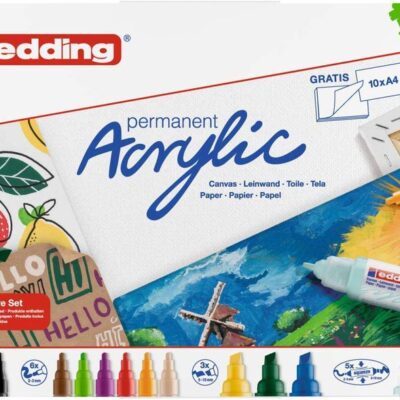 edding Acrylic Basic Start Easy Set 12S