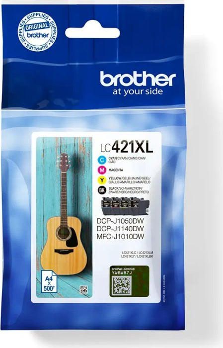 Brother LC421XL Value Pack High Yd Ink C