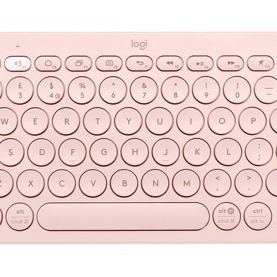 K380 Bluetooth QZERTY UK Keyboard Rose