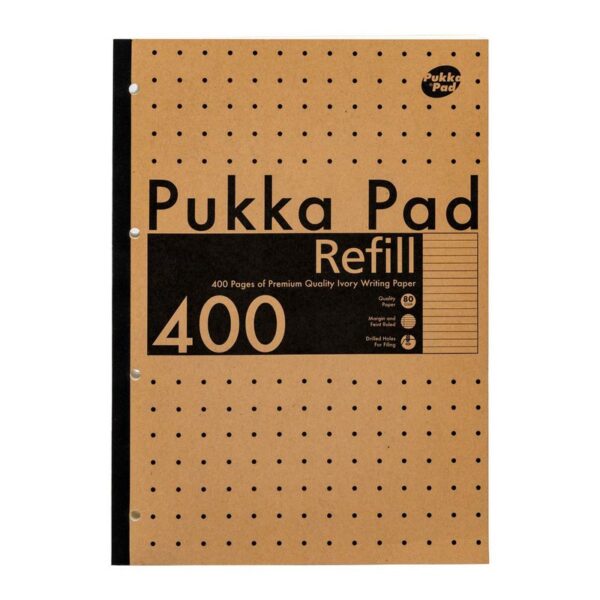 Pukka Kraft A4 400 Page Refill Pads PK5