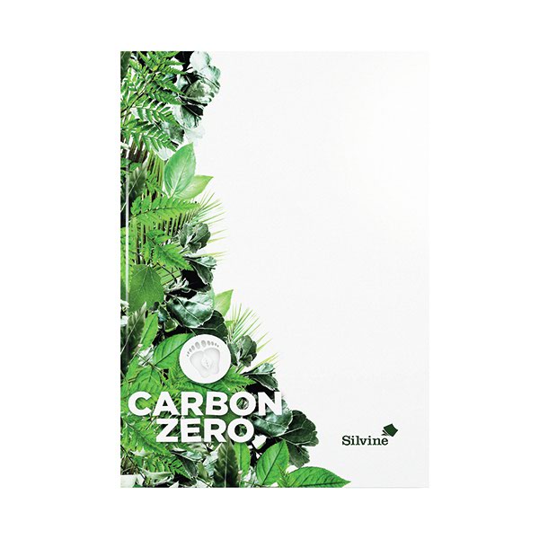 Silvine Carbon Zero Casebound Book A4 WT