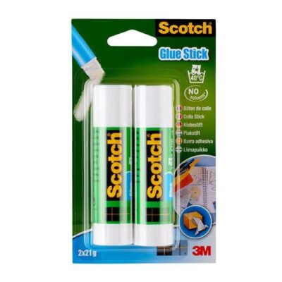 Scotch Permanent Glue Stick 21g PK2