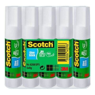 Scotch Permanent Glue Stick 8g PK5
