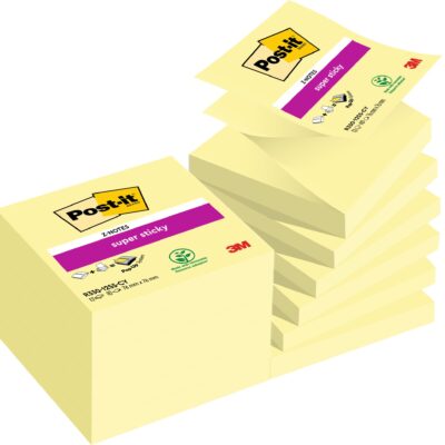 Post-it SSticky Z Note 76x76 Canary PK12
