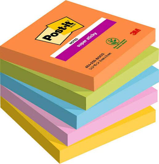 Post it Super Sticky Boost 76x76 PK5