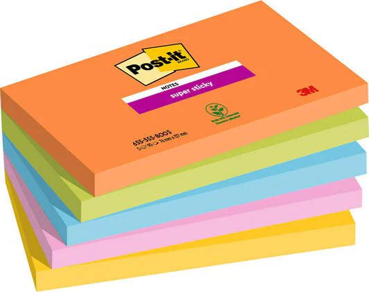 Post it Super Sticky Boost 76x127 PK5