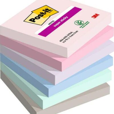 Post it Super Sticky Soulful 76x76 PK6