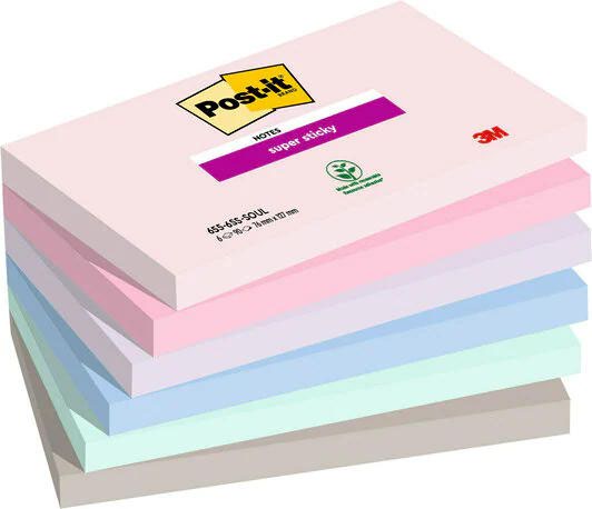 Post it Super Sticky Soulful 76x127 PK6