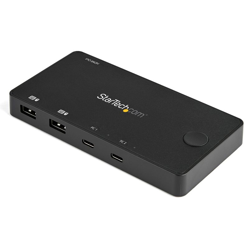 2 Port USB C KVM Switch 4K HDMI USB C