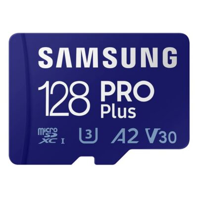 128GB PRO Plus V30 A2 MicroSD XC and AD