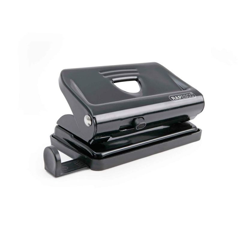 810 2 Hole Metal Punch 12 Sheets Black