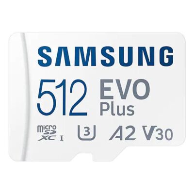 512GB EVO Plus V30 A1 MicroSDXC and AD