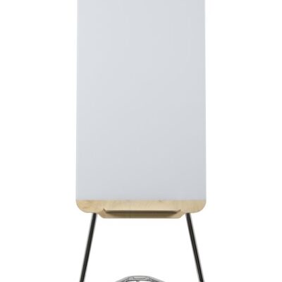 Mobile Glass and Birch Easel 70x185