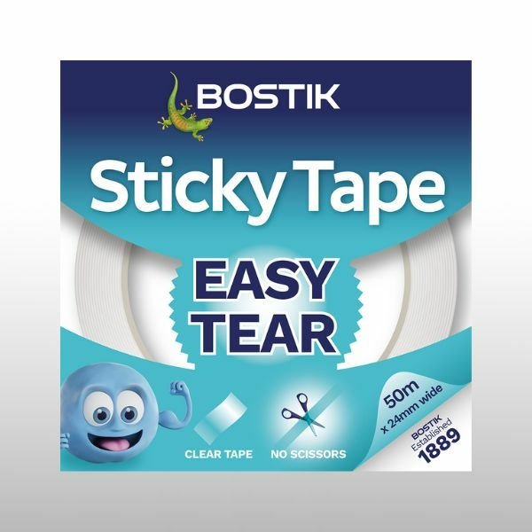 Bostik Stickytape Easytear 24mmx50m PK12