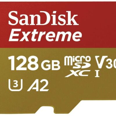 128GB CL10 SD Memory Card and Adapter