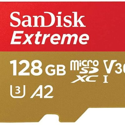 128GB Extreme Plus MicroSDXC and Adapter