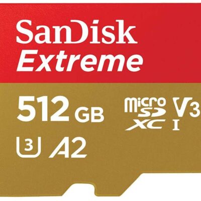 512GB Extreme Memory Card and Adapter