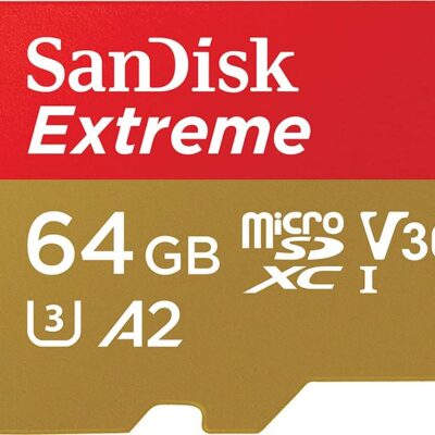 64GB Extreme CL10 MicroSDXC and Adapter