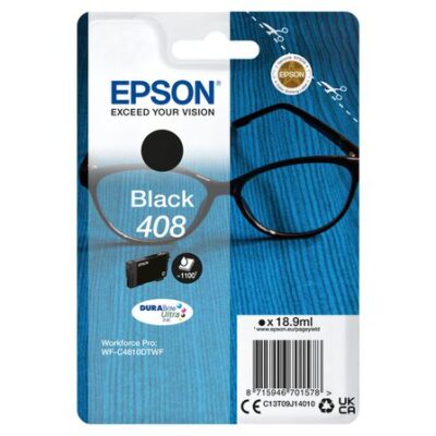 Epson C13T09J14010 408 Black Ink Cart