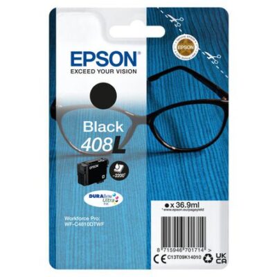Epson C13T09K14010 408XL Black Ink Cart
