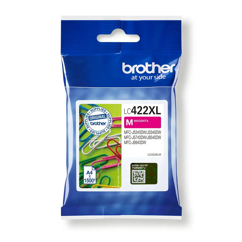 Brother LC422XL High Yld Magen Ink 1.5k