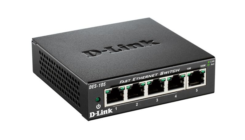 5 Port Unmanaged Ethernet Desktop Switch