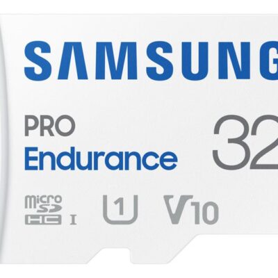 32GB PRO Endurance MicroSDHC and Adapter