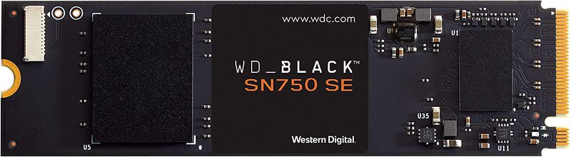 250GB Black SN750 SE PCIe G4 M.2 Int SSD