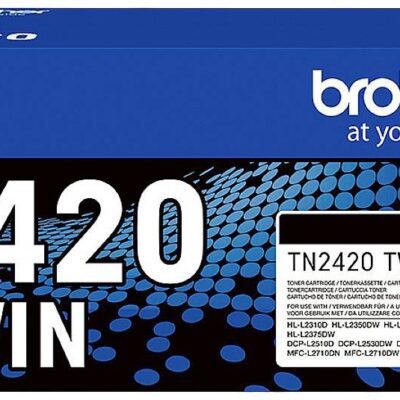 Brother TN2420TWIN PK Black Toner cart