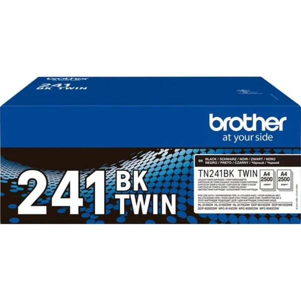 Brother TN241BKTwin PK Black Toner Cart