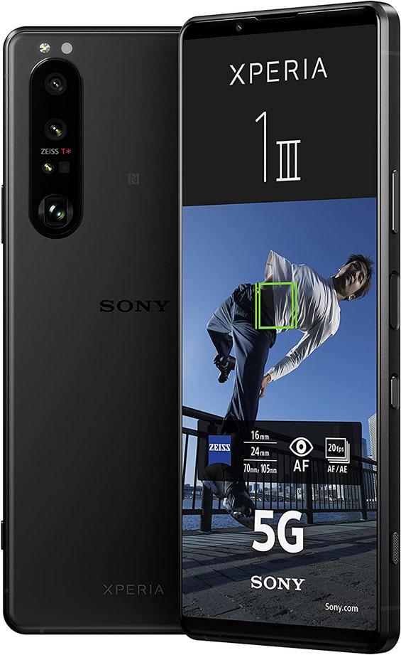 Xperia 1iii 6.5in 5G 12GB 256GB Black