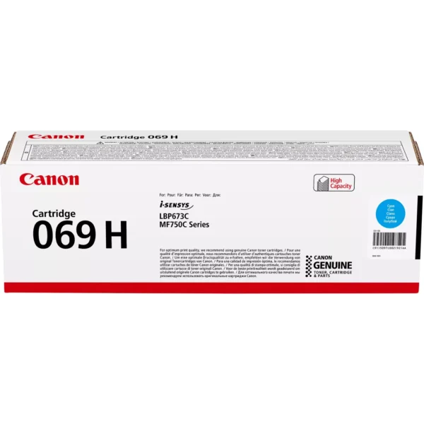Canon 5097C002 069H Cyan Toner 5.5K